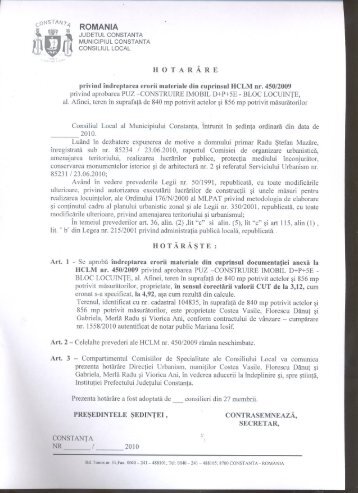 9. - Primaria Municipiului Constanta