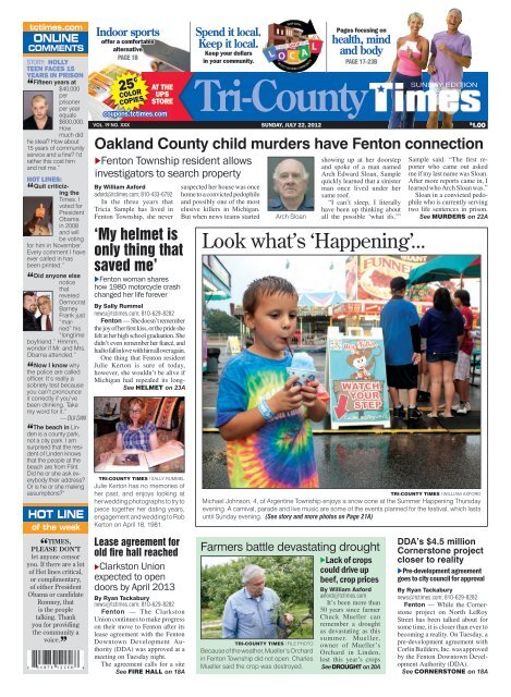 Sunday, July 22, 2012 - Tri-County Times
