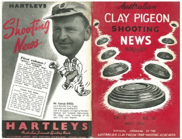 AY PIGEON A - - Australian Clay Target Association