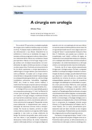 A cirurgia em urologia - Associação Portuguesa de Urologia