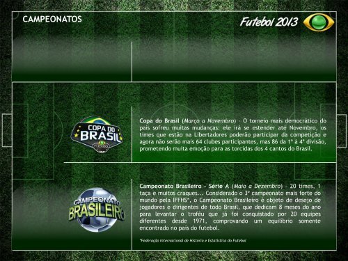 Futebol Estatística 2013 - Blogs da Band