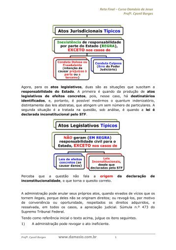 Exercícios Comentadas da PF - Damásio parte 3