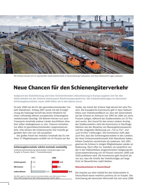 Wettbewerbsbericht 2007 - Deutsche Bahn  AG