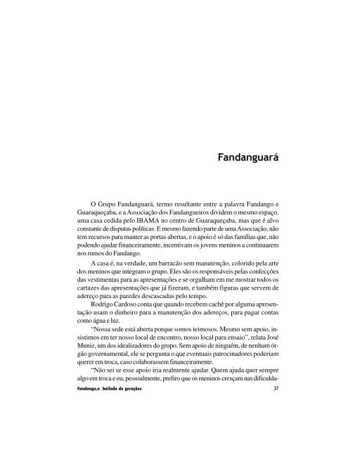 Produto – Fandango - Teia Notícias