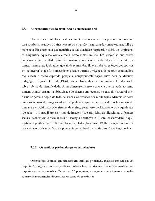 Processo discursivo e subjetividade: vozes ... - Maralice Neves