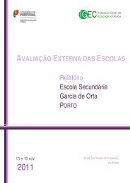 Escola Secundária de Garcia de Orta (Porto) - Inspecção Geral da ...