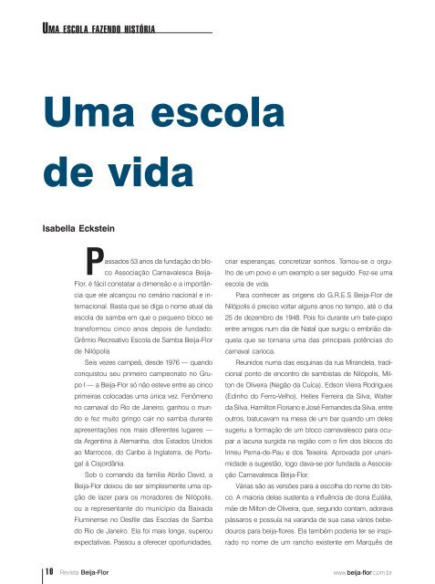 Revista 2002 - Beija-Flor