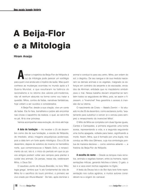 Revista 2002 - Beija-Flor