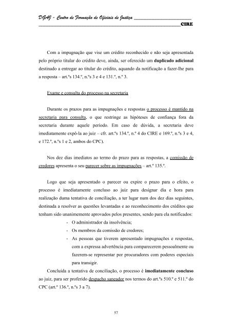 Código da Insolvência e da Recuperação de Empresas - DGAJ