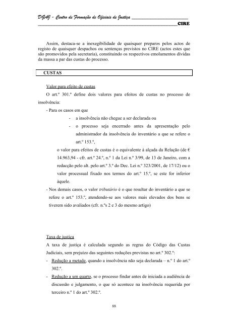 Código da Insolvência e da Recuperação de Empresas - DGAJ