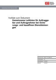 Gemeinsame Leitlinien - Sicherungs- und bauaffine Dienstleistungen