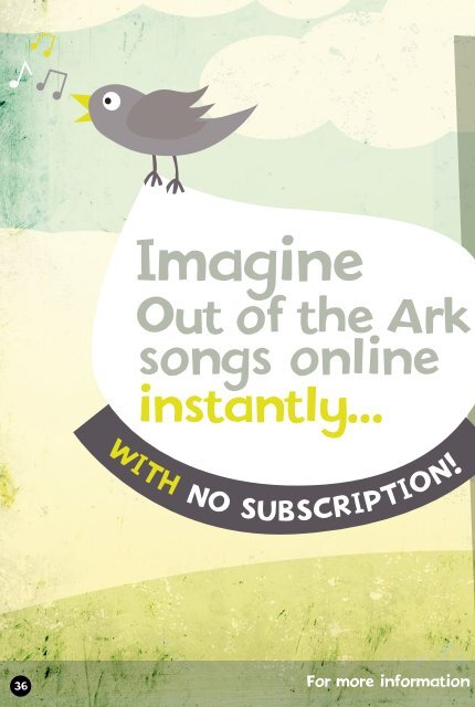 Download our latest Full Product Catalogue - Out Of The Ark Music