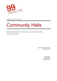 Community Halls Strategy - Redland City Council