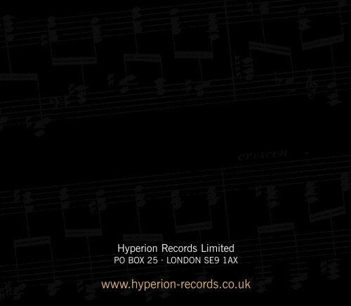 The Romantic Piano Concerto - Hyperion Records