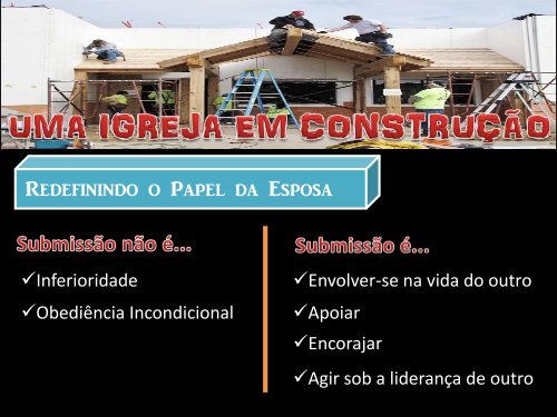 Palestra 6 - Igreja, uma comunidade transformadora