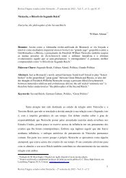 1 Nietzsche, o filósofo do Segundo Reich ... - Revista Trágica