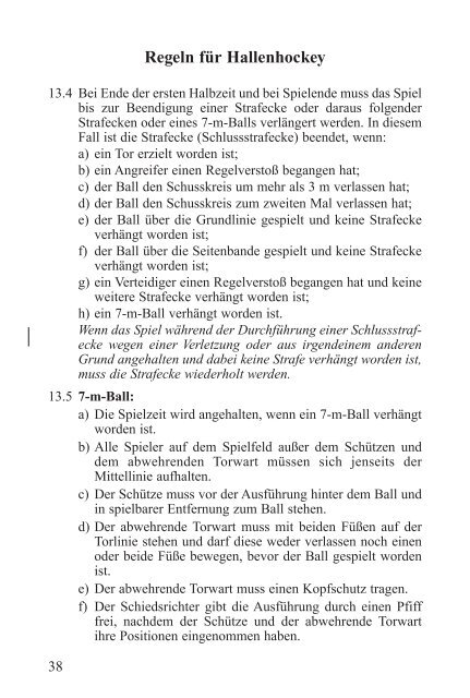 Hallen-Regeln 2005/06 (PDF) - Deutscher Hockey Bund e.V.