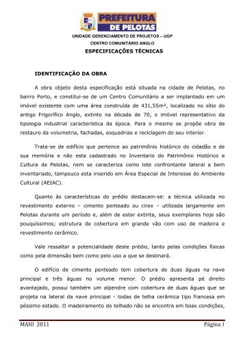Anexo III - Prefeitura Municipal de Pelotas
