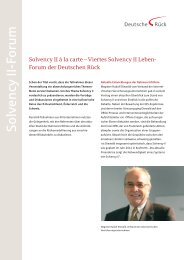 4. Solvency II Forum - deutscherueck.de