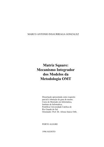 Mecanismo Integrador dos Modelos da Metodologia OMT