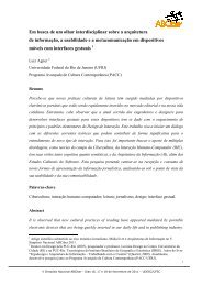 Em busca de um olhar interdisciplinar sobre a ... - Luiz Agner