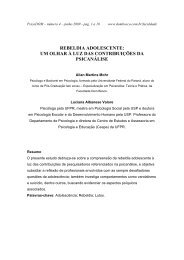 rebeldia adolescente: um olhar à luz das contribuições ... - Dom Bosco