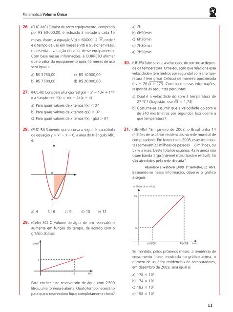 MATEMÁTICA - Colégio Visão