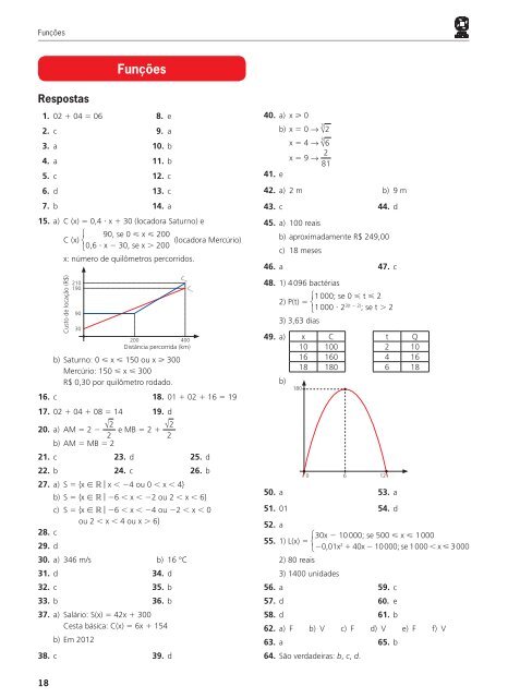 MATEMÁTICA - Colégio Visão