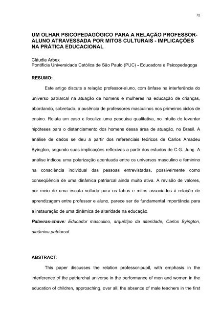 um olhar psicopedagógico para a relação professor- aluno