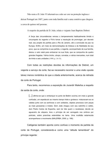 a corte portuguesa eo escravismo no brasil sob o olhar de ... - História