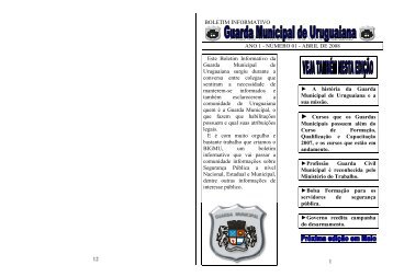 BIGMU Maio_08.pdf - Prefeitura Municipal de Uruguaiana