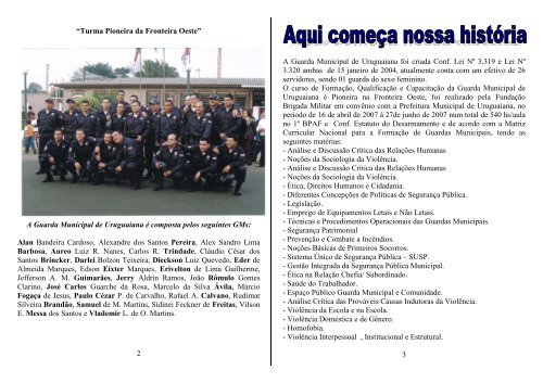 BIGMU Maio_08.pdf - Prefeitura Municipal de Uruguaiana