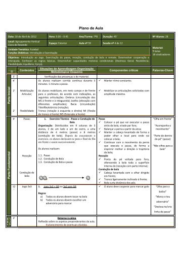 Plano de Aula - Webnode