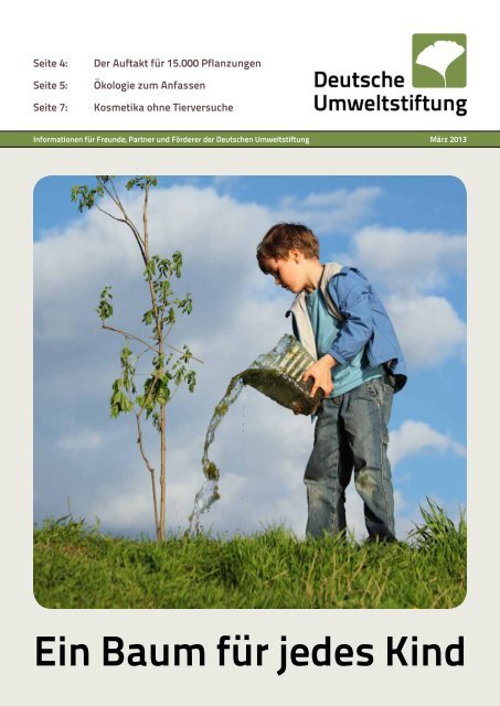 Ein Baum für jedes Kind - Deutsche Umweltstiftung