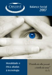 “A batalha dos olhos precede a batalha das armas ... - Instituto Ethos