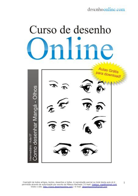 COMO DESENHAR OLHOS - MANGÁ 