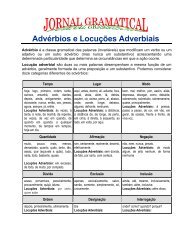 Advérbios e Locuções Adverbiais de Quantidade ... - Teia Portuguesa