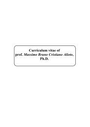 Curriculum vitae of prof. Massimo Bruno Cristiano Alioto, Ph.D.