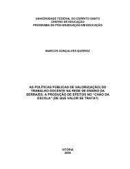 as políticas públicas de valorização do trabalho docente na rede de ...