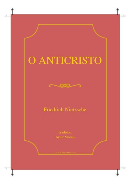 O ANTICRISTO - LusoSofia