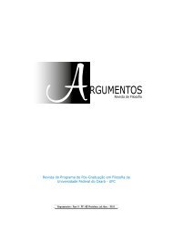 Revista Argumentos 6_WEB_interativa.pdf - Curso de Filosofia - UFC