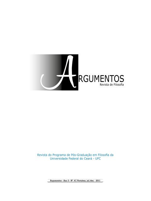 Revista Argumentos 6_WEB_interativa.pdf - Curso de Filosofia - UFC