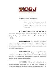 PROVIMENTO Nº. 41/2007-CGJ O CORREGEDOR-GERAL DA ...