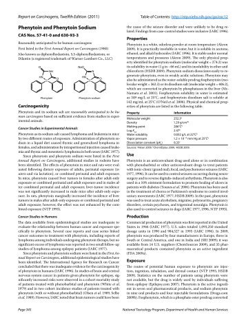 Phenytoin and Phenytoin Sodium - National Toxicology Program ...