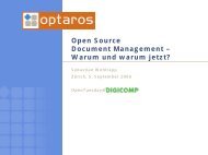 Open Source Document Management - Warum und ... - Digicomp