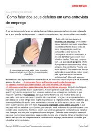 Como falar dos seus defeitos em uma entrevista de emprego