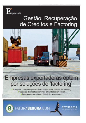 Empresas exportadoras optam por soluções de 'factoring' - Económico