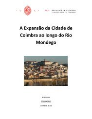 A Expansão da Cidade de Coimbra ao longo do Rio Mondego