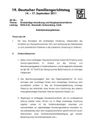 Einstweilige Anordnung und Hauptsacheverfahren RiOLG Dr ...