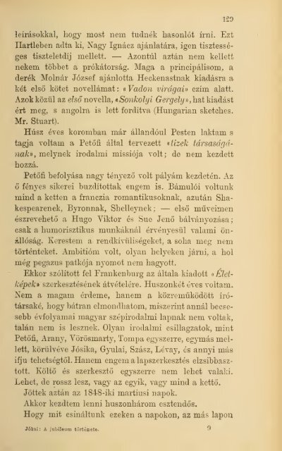 A Jókai-jubileum ; és a nemzeti diszkiadás története : az ... - MEK